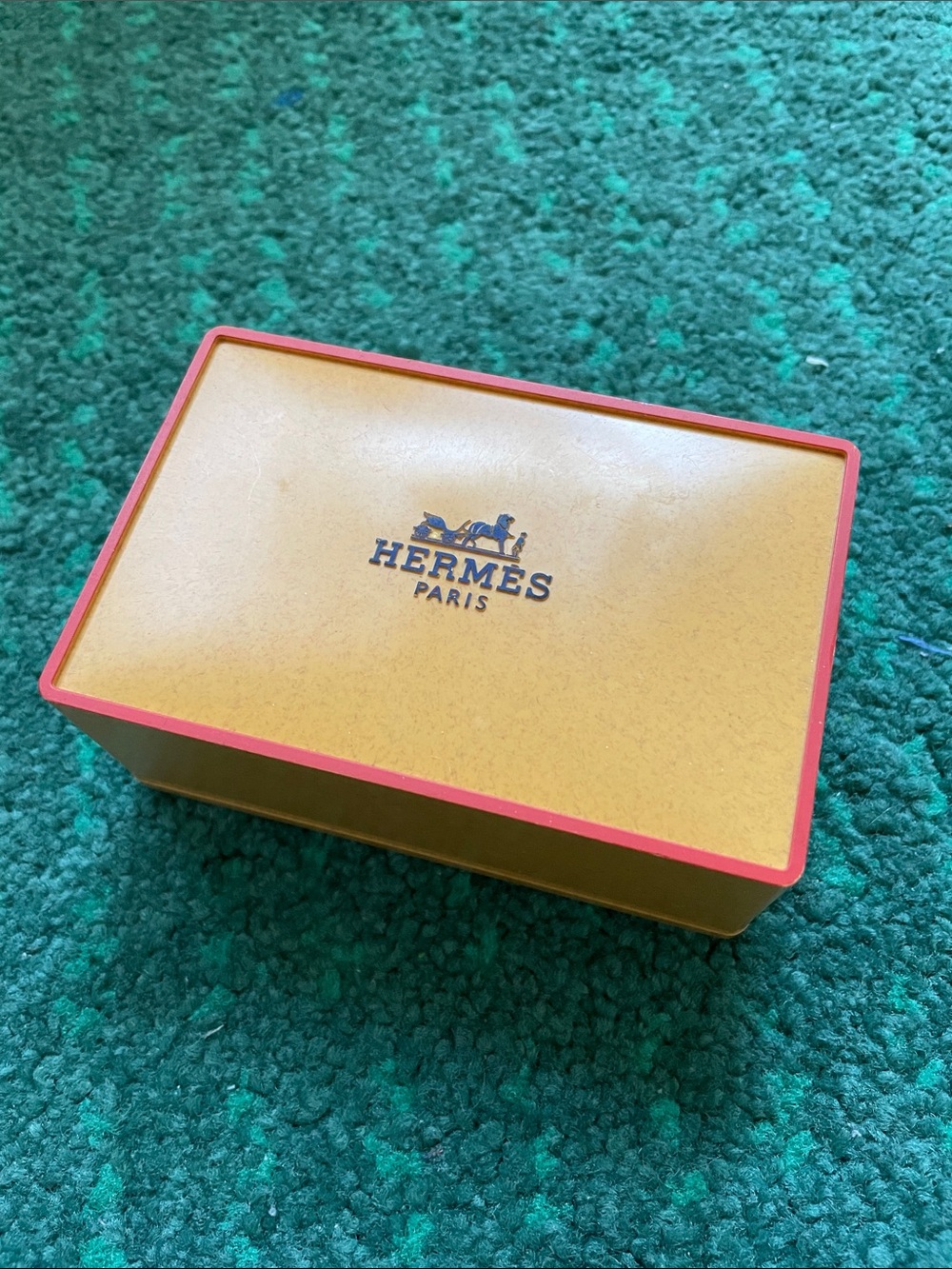 Hermes Rocabar Travel Soap in Travel Case